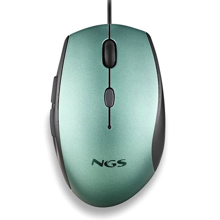 NGS Moth Ice Ratón Ergonómico Verde Hielo